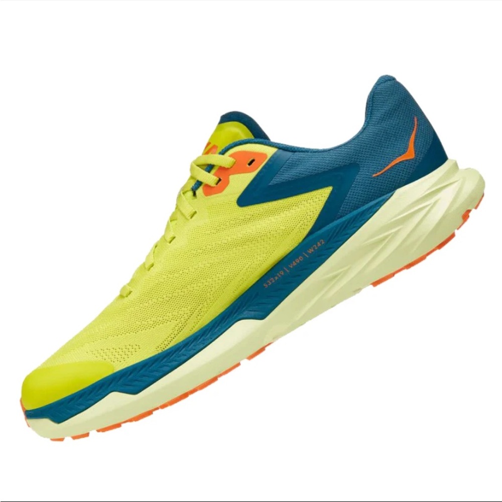 MAKE AN OFFER HOKA ONE ONE Zinal Neon Vibrant Running Sneakers - Picture 3 of 9